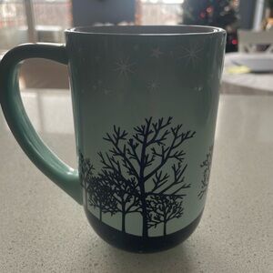 David’s Tea Colour Changing Winter Tree Design Mug